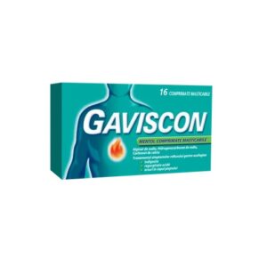 Gaviscon Mentol, 16 Comprimate Masticabile, Reckitt Benckiser Healthcare
