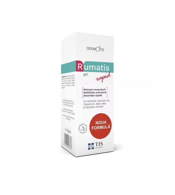 Gel Rumatis Rapid Dermotis, 50 ml, Tis Farmaceutic
