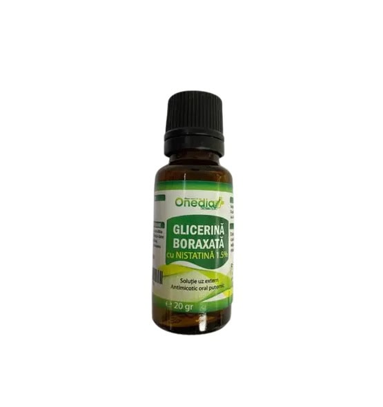 Glicerina Boraxata cu Nistatina 1.5%, 20 g, Onedia