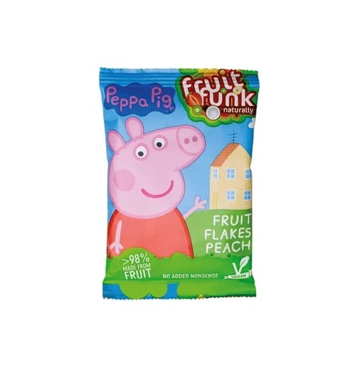 Jeleuri din Fructe cu Piersici Peppa Pig, 16 gr, Fruitfunk