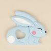 Jucarie Dentitie Cartoon Rabbit Baby Blue, Little Prints