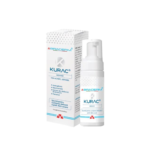 kurac-spuma-pentru-tratamentul-acneei-100-ml-braderm-O40277-farmacia-morpheus Kurac Spuma pentru Tratamentul Acneei, 100 ml, Braderm