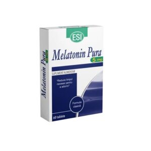 Melatonina Pura, 5 mg, 60 Tablete, EsiSpa