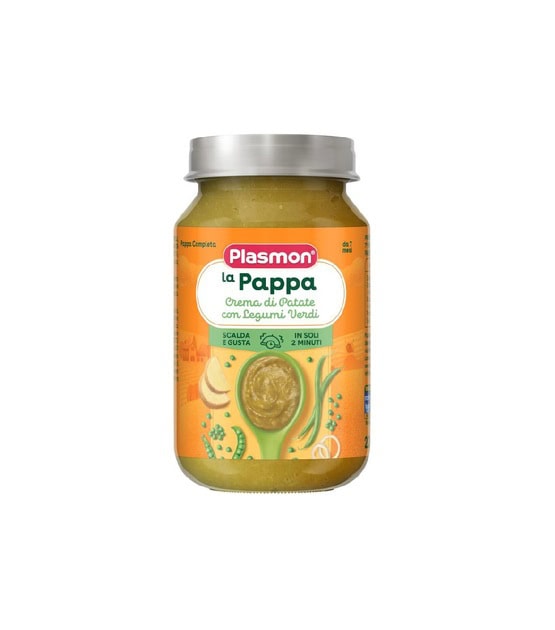 Meniu Cartofi si Legume Verzi, +7 Luni, 200 g, Plasmon