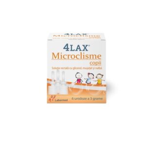 Microclisme Copii 4Lax, 6 Unidoze x 3 g, Solacium Pharma