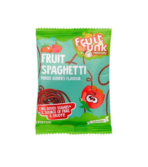 Mini-Fruit Spaghetti cu Fructe de Padure, 20 g, Fruitfunk