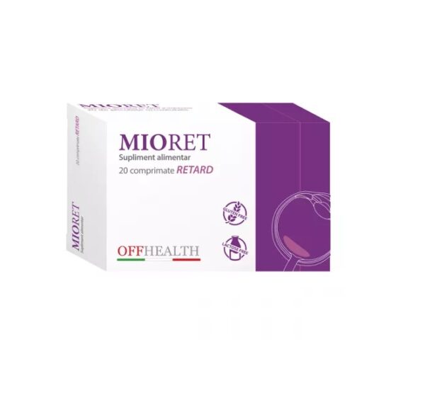 Mioret Retard, 20 Comprimate, Offhealth