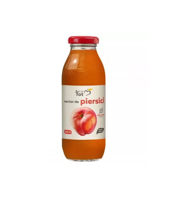 Nectar de Piersici Fara Zahar, Bun de Tot, 300 ml, Dacia Plant