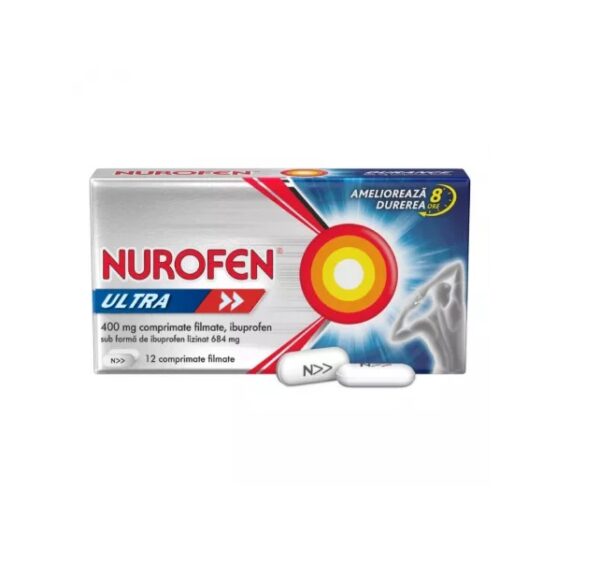 Nurofen Ultra, 400 mg, 12 Comprimate Filmate, Reckitt Benckiser Healthcare