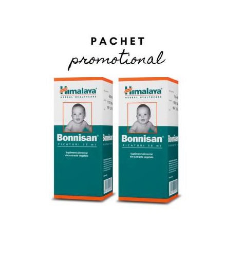 Pachet Bonnisan Picaturi, 2 x 30 ml, Himalaya