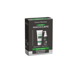 Pachet Spray Impotriva Caderii Parului pentru Barbati Minoxicapil, 60ml + Sampon, 200ml, Fiterman Pharma
