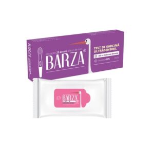 Pachet Test de Sarcina Ultrasensibil Stilou + Servetele Umede x 20 Bucati, Barza