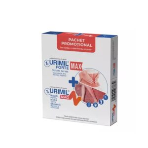 Pachet Urimil Forte Max + Urimil Mag, 2 x 30 Capsule, Naturpharma