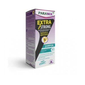 Paranix Extra Strong Sampon impotriva Paduchilor, 200 ml + Pieptan, Perrigo