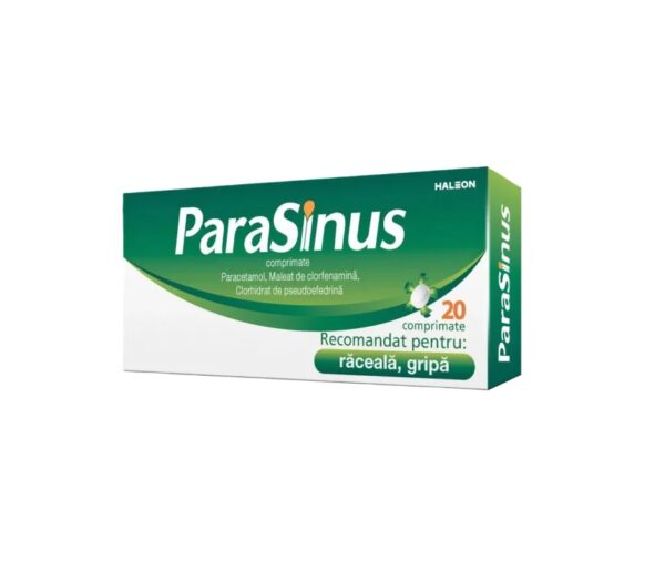 Parasinus 500 mg/ 3 mg / 30 mg, 20 Comprimate, Haleon