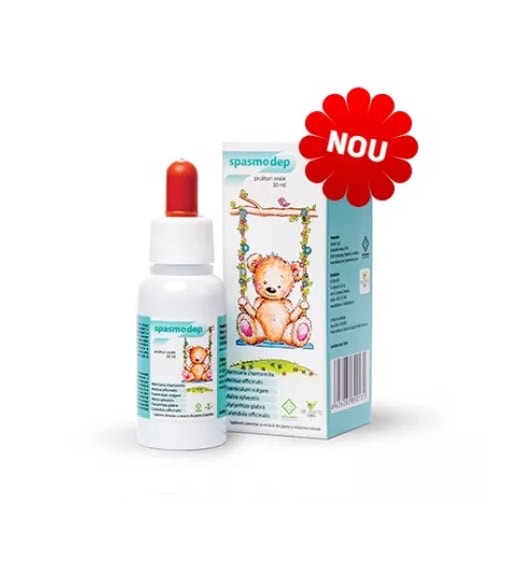 Picaturi Orale Spasmodep, 30 ml, Dr. Phyto