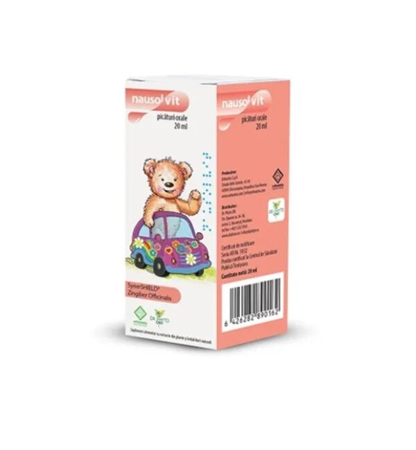 Picaturi pentru Greata si Varsaturi Nausolvit, 20 ml, Dr. Phyto