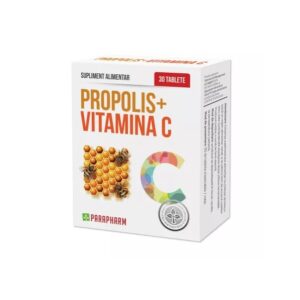 Propolis + Vitamina C, 30 Tablete, Parapharm