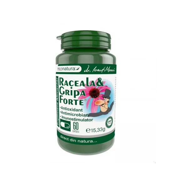 Raceala si Gripa Forte, 60 Capsule, Pro Natura