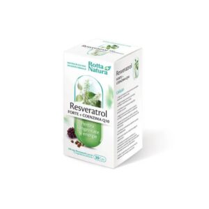 Resveratrol Forte + Coenzima Q10, 30 Capsule, Rotta Natura