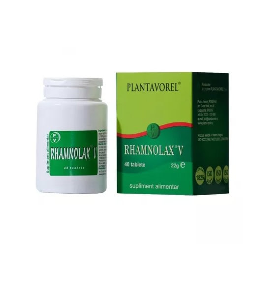 Rhamnolax V, 40 Tablete, Plantavorel