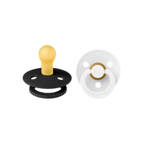 set-2-suzete-cu-tetina-rotunda-colour-latex-0-luni-black-white-bibs-O34868-farmacia-morpheus Set 2 Suzete cu Tetina Rotunda Colour Latex, +0 Luni, Black/White, BIBS