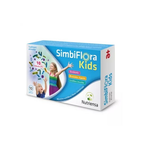 SimbiFlora Kids, 10 Plicuri, Antibiotice SA