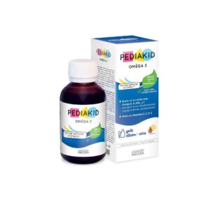 Sirop pentru Copii Omega 3 si Vitamina A,C,D,E cu Aroma de Cola, 125 ml, Pediakid