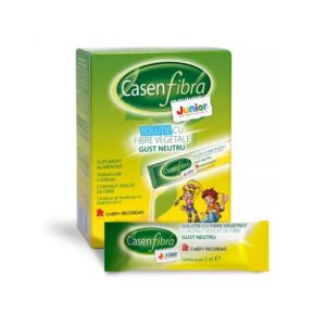 Solutie cu Fibre Vegetale Gust Neutru Casen Fibra Junior, 14 Plicuri, Recordati