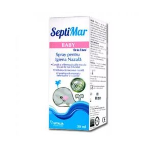 Spray Nazal cu Apa de Mare Izotona, 30 ml, Septimar Baby