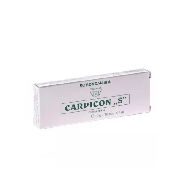 Supozitoare Carpicon S, 10g, Romdan