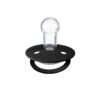 Suzeta De Lux din Silicon cu Tetina Rotunda Marime Universala (0-3 Ani) Black, BIBS
