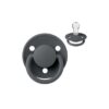 Suzeta De Lux din Silicon cu Tetina Rotunda Marime Universala (0-3 Ani) Iron, BIBS