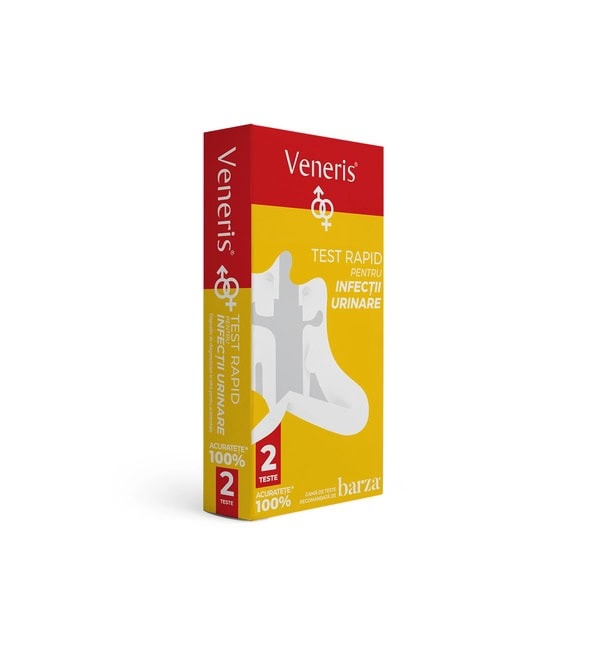 Test Rapid de Infectii Urinare Unisex, 2 Teste, Veneris