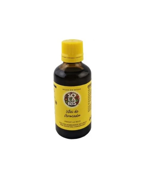 Ulei de Avocado Presat la Rece, 50ml, Solaris