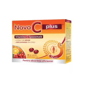 Vitamina C Lipozomala, 30 Capsule, Novo C Plus