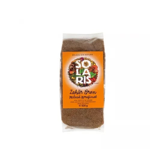 Zahar Brun Melasa Nerafinat, 500 g, Solaris