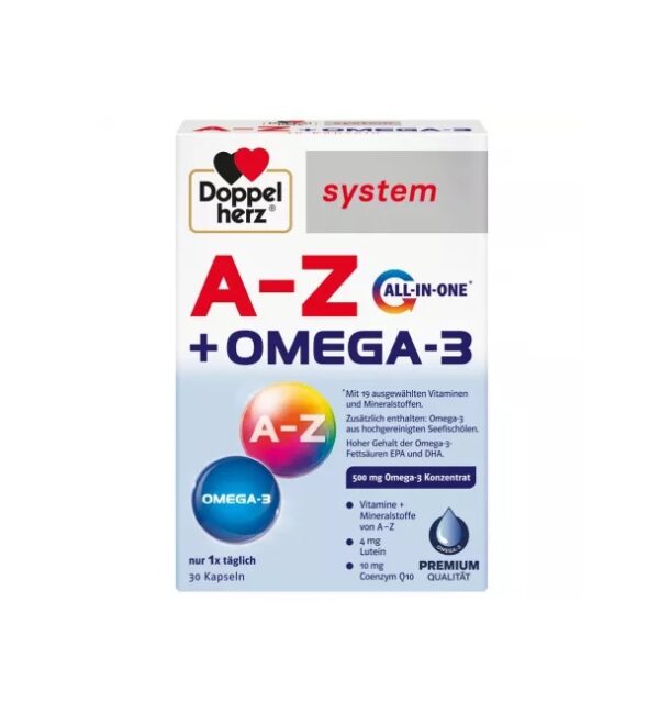 A-Z + Omega-3 System, 30 Capsule, Doppelherz