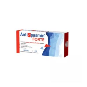 Antispasmin Forte, 80 mg, 20 Comprimate, Biofarm