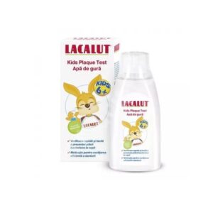 Apa de Gura pentru Copii peste 6 Ani Lacalut Kids Plaque Test, 300 ml, Theiss Naturwaren