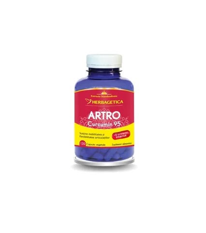 Artro + Curcumin 95, 120 Capsule, Herbagetica