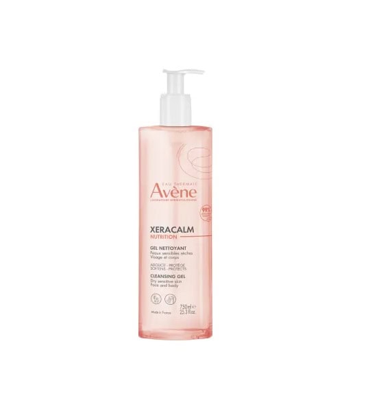 AVENE Gel de Curatare Delicat pentru Pielea Sensibila Xeracalm Nutrition, 750 ml