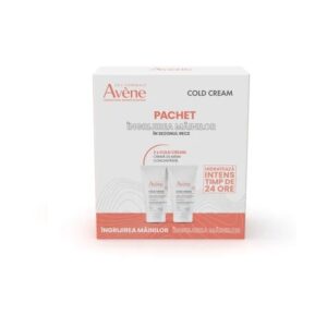 AVENE Pachet Crema Concentrata pentru Maini Cold Cream, 50 ml + 50 ml