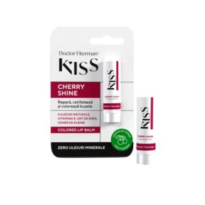Balsam de Buze cu Aroma de Cirese Cherry Shine Kiss, 4.5 g, Doctor Fiterman