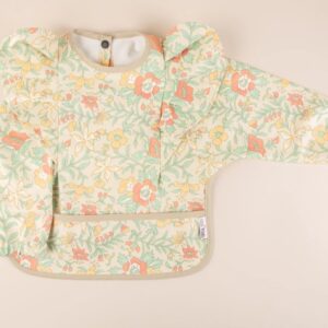 Baveta cu Volanase si Maneca Lunga Diversificare Copii, Spring, Little Prints