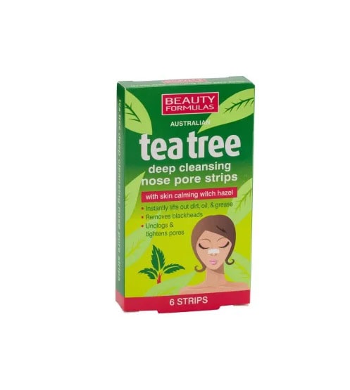 benzi-pentru-curatarea-porilor-de-pe-nas-cu-arbore-de-ceai-6-bucati-beauty-formulas-O15058-farmacia-morpheus Benzi pentru Curatarea Porilor de pe Nas cu Arbore de Ceai, 6 Bucati, Beauty Formulas