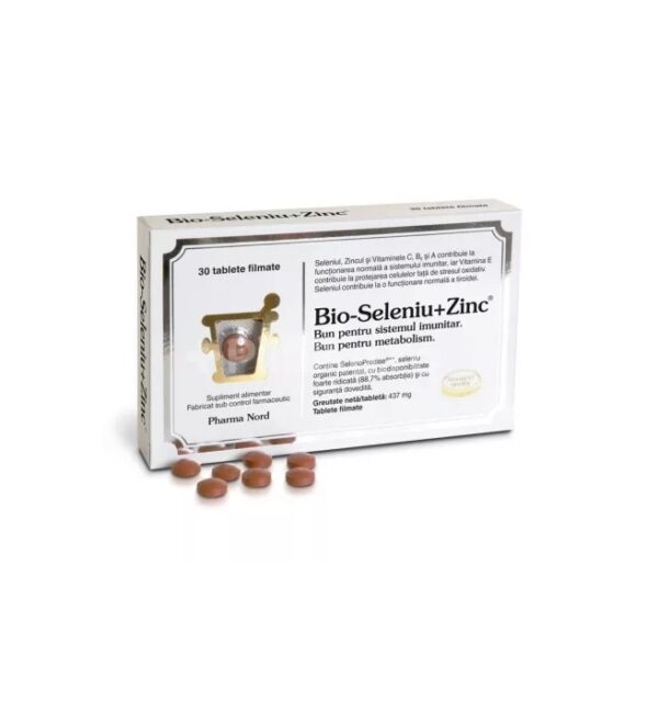 bio-seleniu-zinc-30-tablete-pharma-nord-O08352-farmacia-morpheus Bio-Seleniu + Zinc, 30 Tablete, Pharma Nord