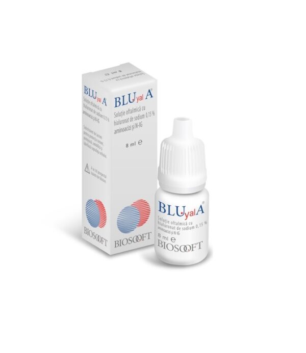 Blu Yal A 0.15% Free Solutie Oftalmica, 10ml, Biosooft