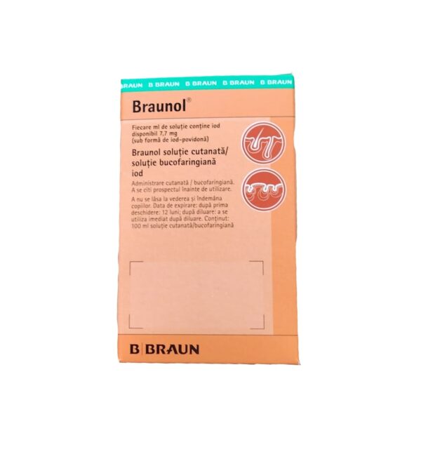 braunol-solutie-cutanata-7-7mg-ml-100ml-b-braun-o41366-farmacia-morpheus Braunol Solutie Cutanata, 7.7mg/ml, 100ml, B. Braun