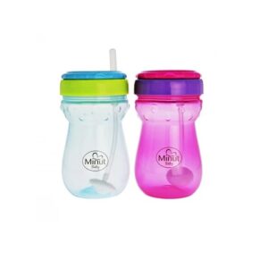 Cana Anticurgere cu Pai Mobil 6+ Baby, 360ml, Minut